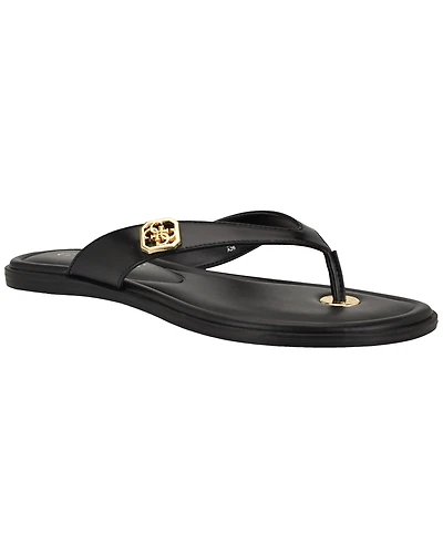 Guess Women's Lexing Logo Slip-On Flat Sandals