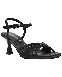 Anne Klein Women's Akjelena-c Square Toe Sandals