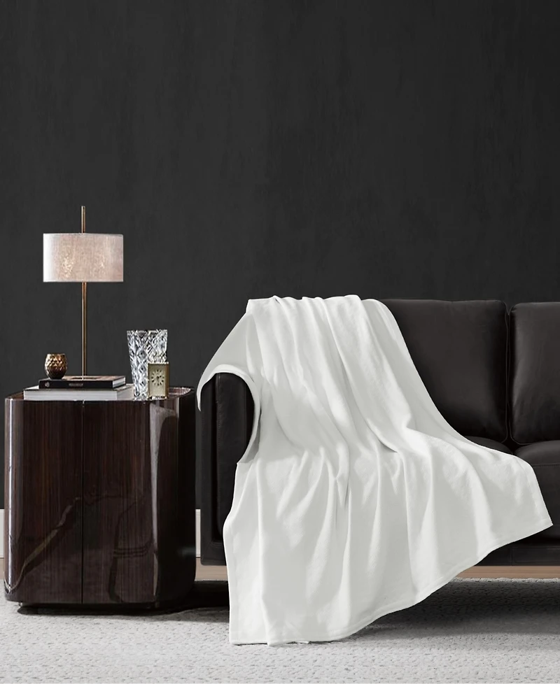 Vince Camuto Classic Cotton Throw, 50" x 60"