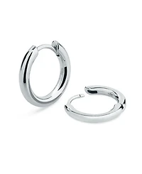 Rhona Sutton Men's Classic Hoop Earrings in Sterling Silver