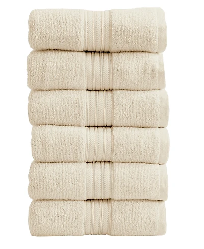 Linery & Co. Quick-Drying Cotton 6-Piece Hand Towel Set