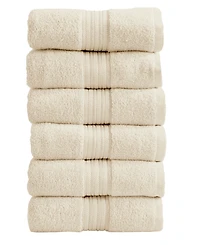 Linery & Co. Quick-Drying Cotton 6-Piece Hand Towel Set