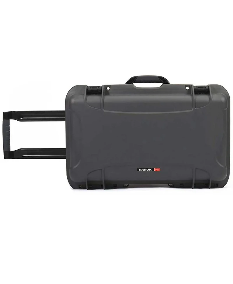 Nanuk Wheeled Series 935 Lightweight Nk-7 Resin Waterproof Protective Case for Dslr Camera, 3 Lenses, Flash, Graphite