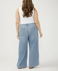 Silver Jeans Co. Plus Wide-Leg Drawstring