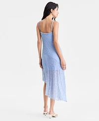 Bar Iii Women's' Cowl-Neck Lace Slip Dress, Macy's Exclusive