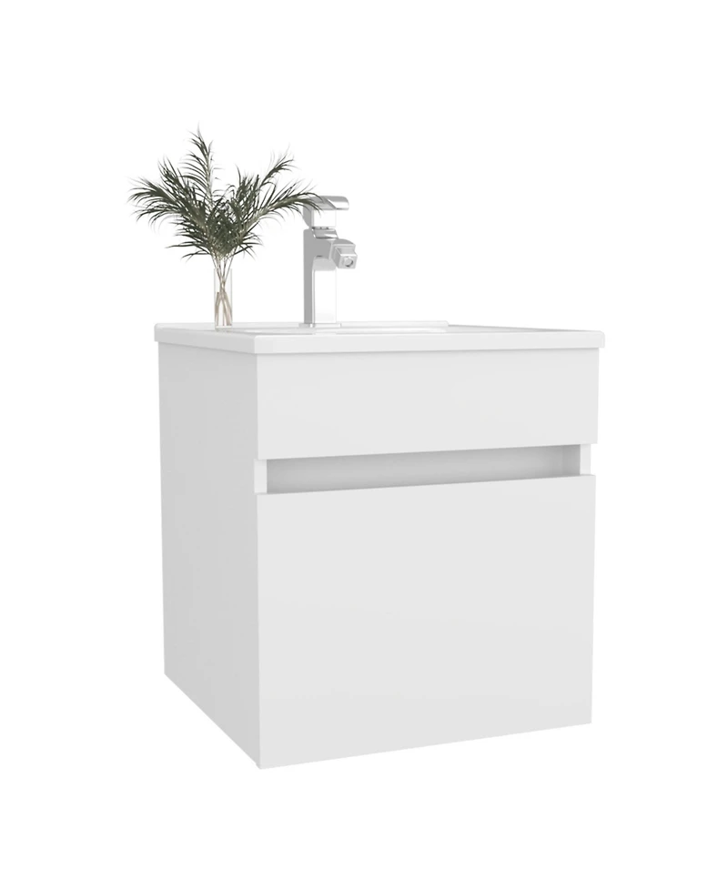 Depot E-Shop Naknek Bathroom Vanity, 1 Door