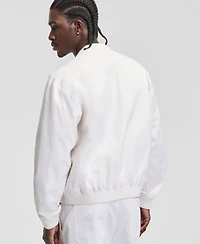 Mode of One Men's Linen & Cotton Bomber Jacket, Macy's Exclusive