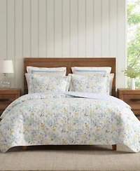 Laura Ashley Poppy Meadow Reversible Quilt Sets