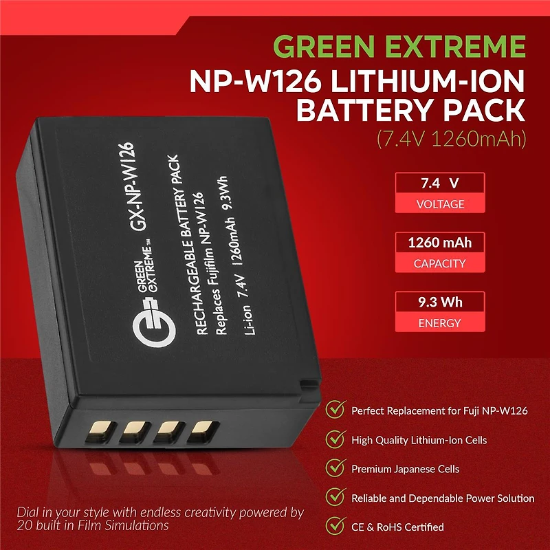 gaomon Fujifilm X T30 Iii Silver Camera with Np W126 Battery, Smart Charger & 128GB Card