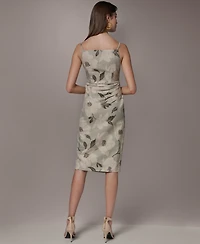 Donna Karan New York Petite Jacquard Sheath Dress