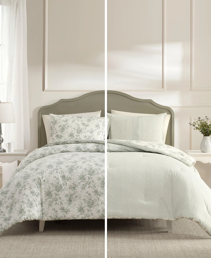 Laura Ashley Walled Garden 2-Pc. Comforter Set, Twin