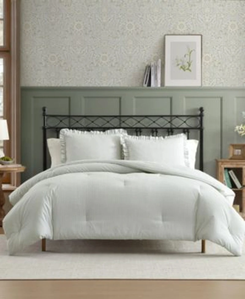 Laura Ashley Oxford Stripe Comforter Sets