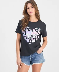 Sanrio Juniors' Kuromi Graphic Print T-Shirt