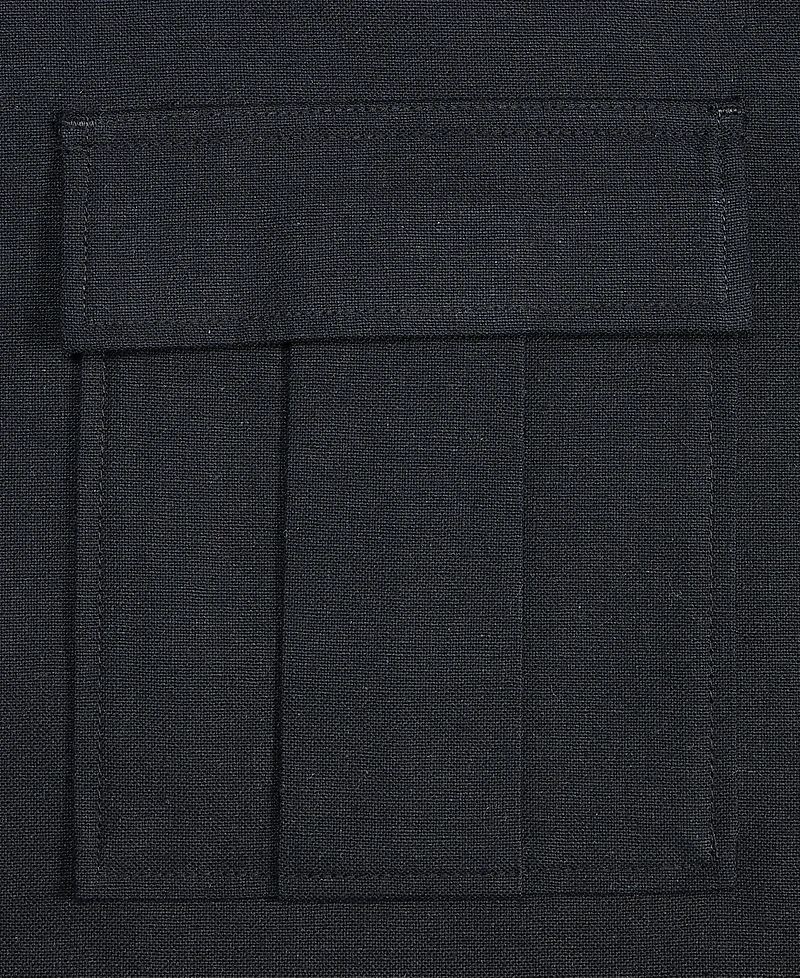 Mode of One Men's Linen & Cotton Relaxed Utility Shirt, Macy's Exclusive