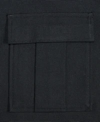 Mode of One Men's Linen & Cotton Relaxed Utility Shirt, Macy's Exclusive