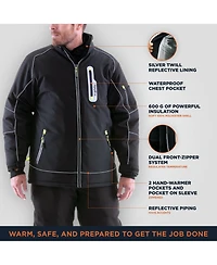 RefrigiWear Big & Tall Extreme Weather Softshell Insulated Jacket