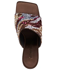 Jeffrey Campbell Women's Wedge Heel Sequin Sandals