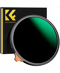 KandF Concept 62mm Nano-Xcel Series ND3-1000 1.5-10 Stop Multi-Coated Vnd Filter