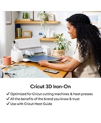 Cricut 3D Iron-On, Bold Sampler 12 in x 12 in (5 ct)