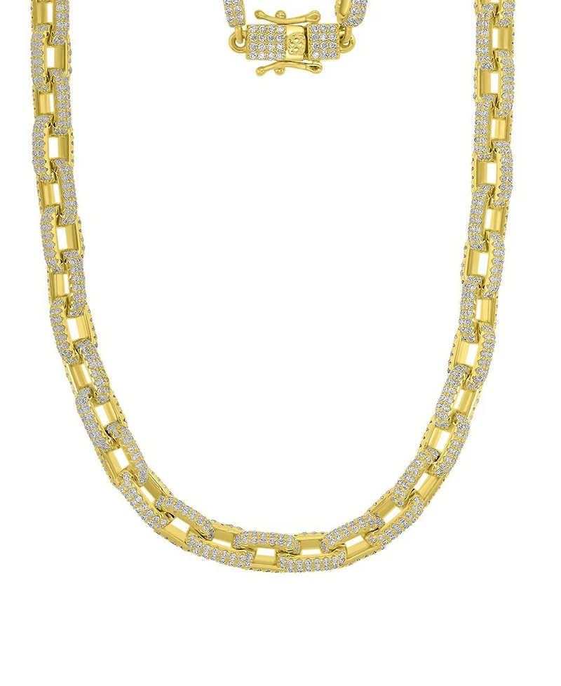 Macy's Cubic Zirconia Paper Clip Chain Necklace
