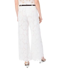 Vince Camuto Women's Wide-Leg Pull-On Lace Pants