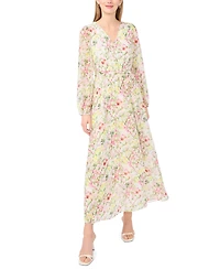 Vince Camuto Women's V-Neck Wrap Front Maxi Dress