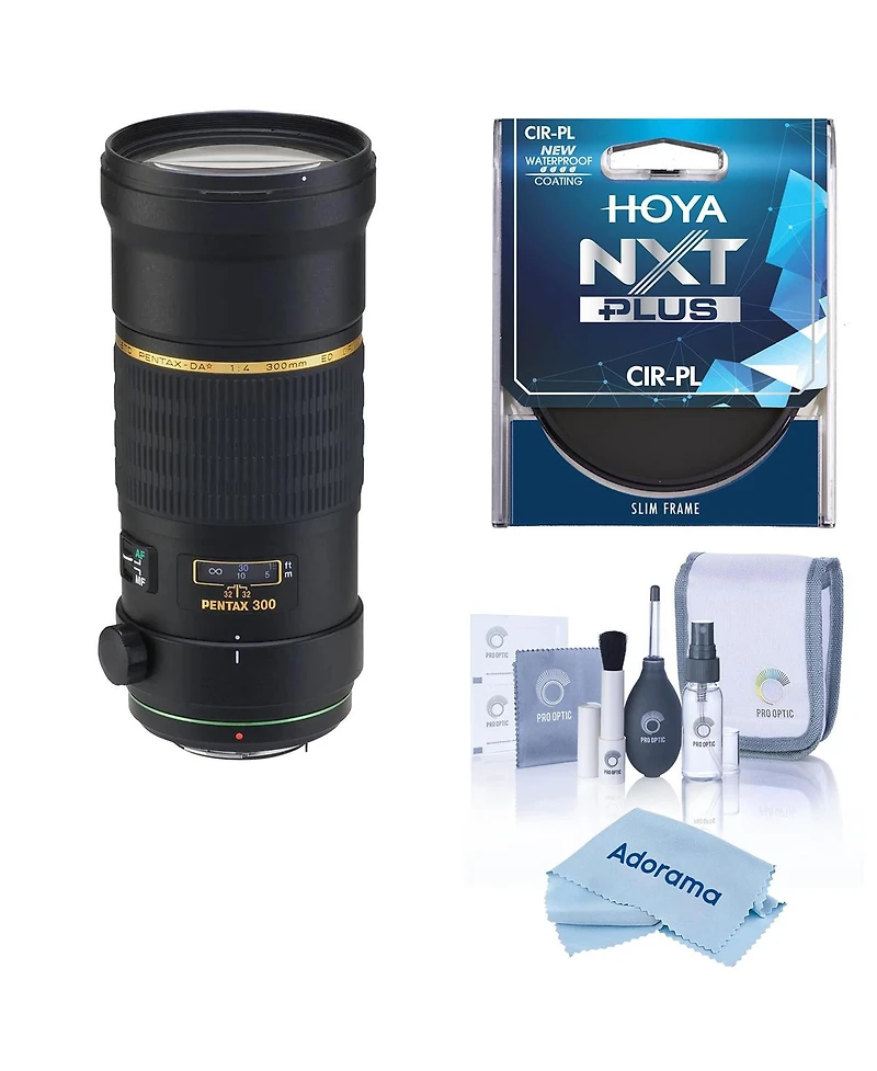 Pentax Smcp-da 300mm f/4 Ed If Sdm Lens with Hood Package