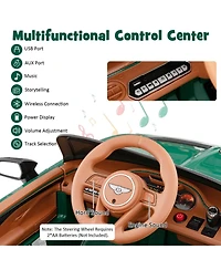 Mecale 12V Powered Car Kids Ride-on Racer Car Licensed Bentley Bacalar