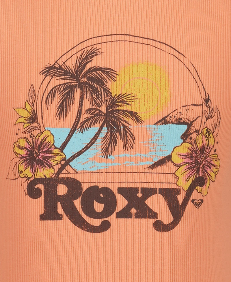 Roxy Girls' 7-16 Crewneck Sleeveless Tank Top