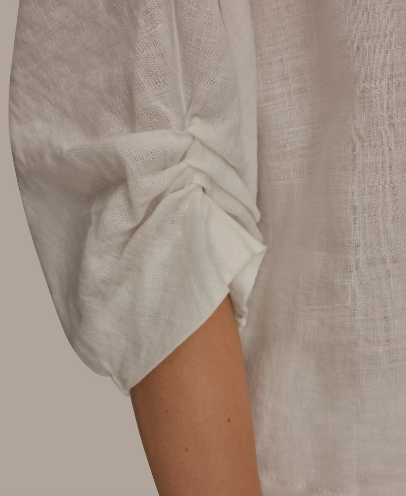 Donna Karan Weekend Women's Crewneck Dolman-Sleeves Blouse