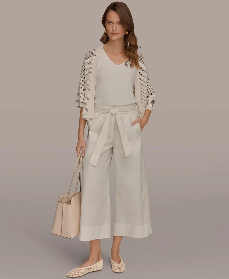 Donna Karan Weekend Women's Mid-Rise Cropped Pants