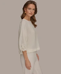 Donna Karan Weekend Women's Boat Neck Blouse
