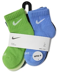 Nike Boys' 5-7 Swoosh Logo Ankle Socks, 6-Pack
