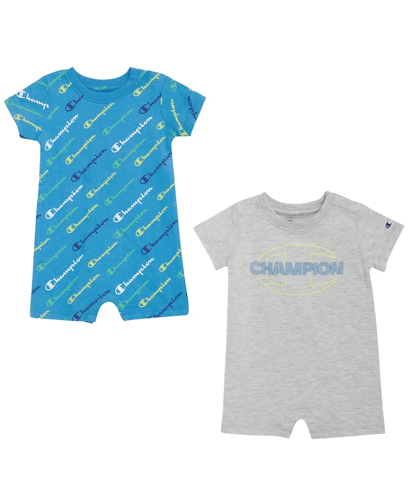 Champion Baby Boys' Logo Print Shortalls