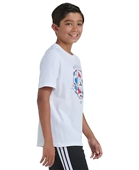 adidas Boys' 8-20 Usa Soccer Short-Sleeve T-Shirt