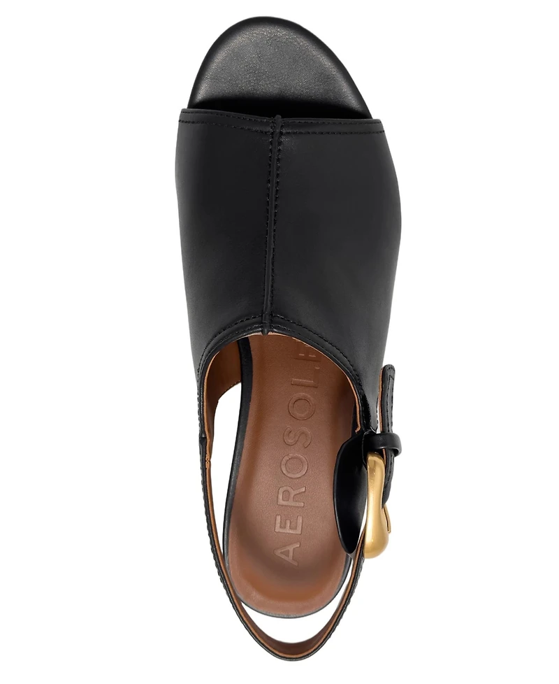 Aerosoles Women's Chancey Buckle Platform Sandals