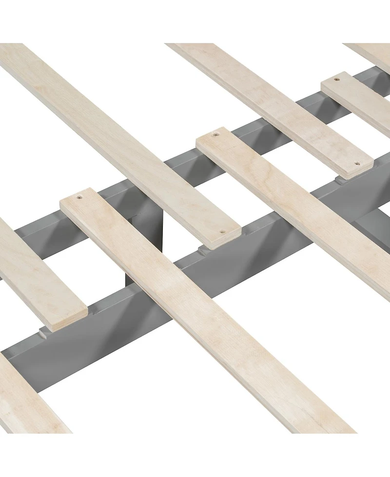 Streamdale Furniture Wooden Daybed with Trundle & Storage Drawers, Extendable Sofa Bed