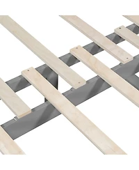 Streamdale Furniture Wooden Daybed with Trundle & Storage Drawers, Extendable Sofa Bed