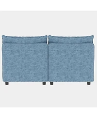 Streamdale Furniture Love Seat Couch with Chaise and Storage for Small Spaces