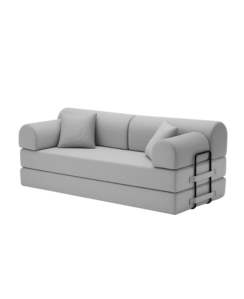 Streamdale Furniture Convertible Sleeper Sofa Bed with Pillow