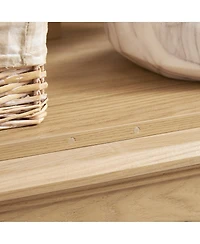 Streamdale Furniture Lighted Curio Cabinet with Adjustable Shelves, 2 Doors, 1 Drawer