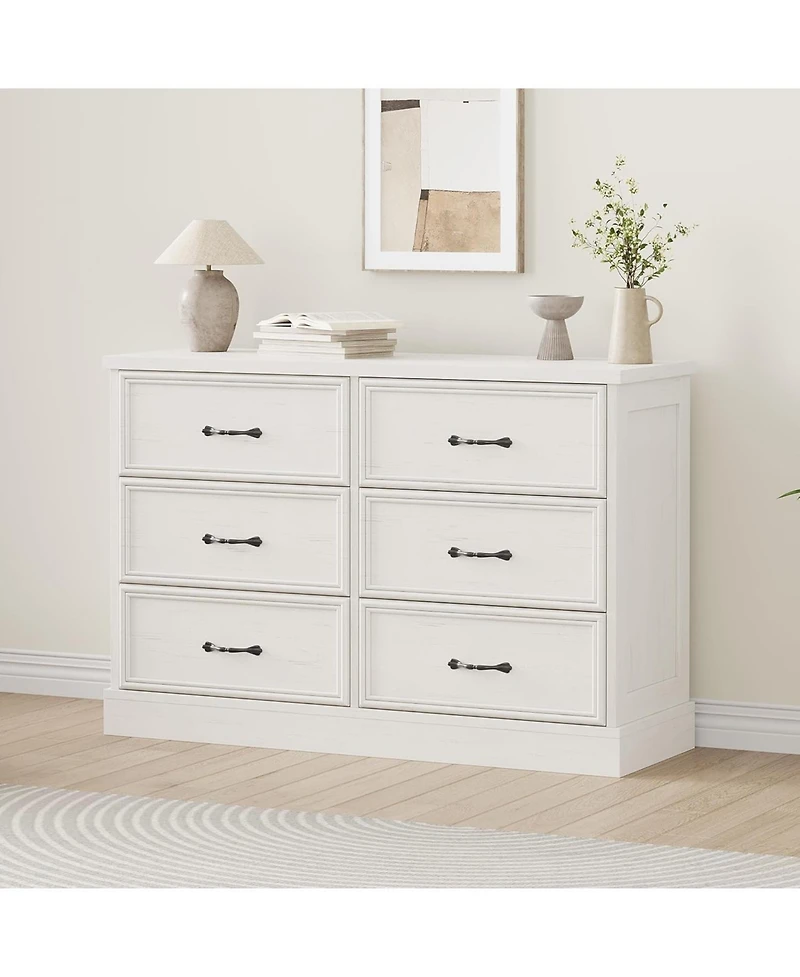 gaomon Modern Bedside Storage Cabinet, Space-Saving Wooden Drawer Organizer for Bedroom