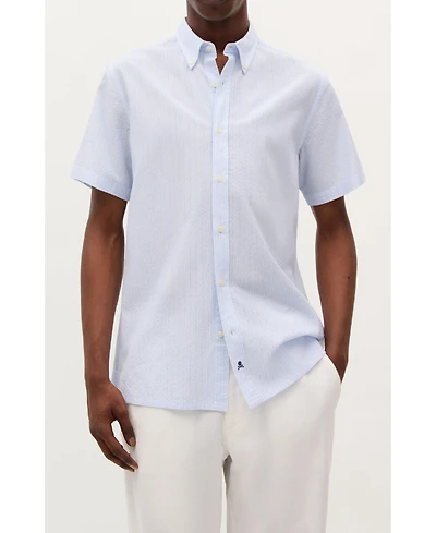 Scalpers Men's Seersucker Resort Bd Shirt