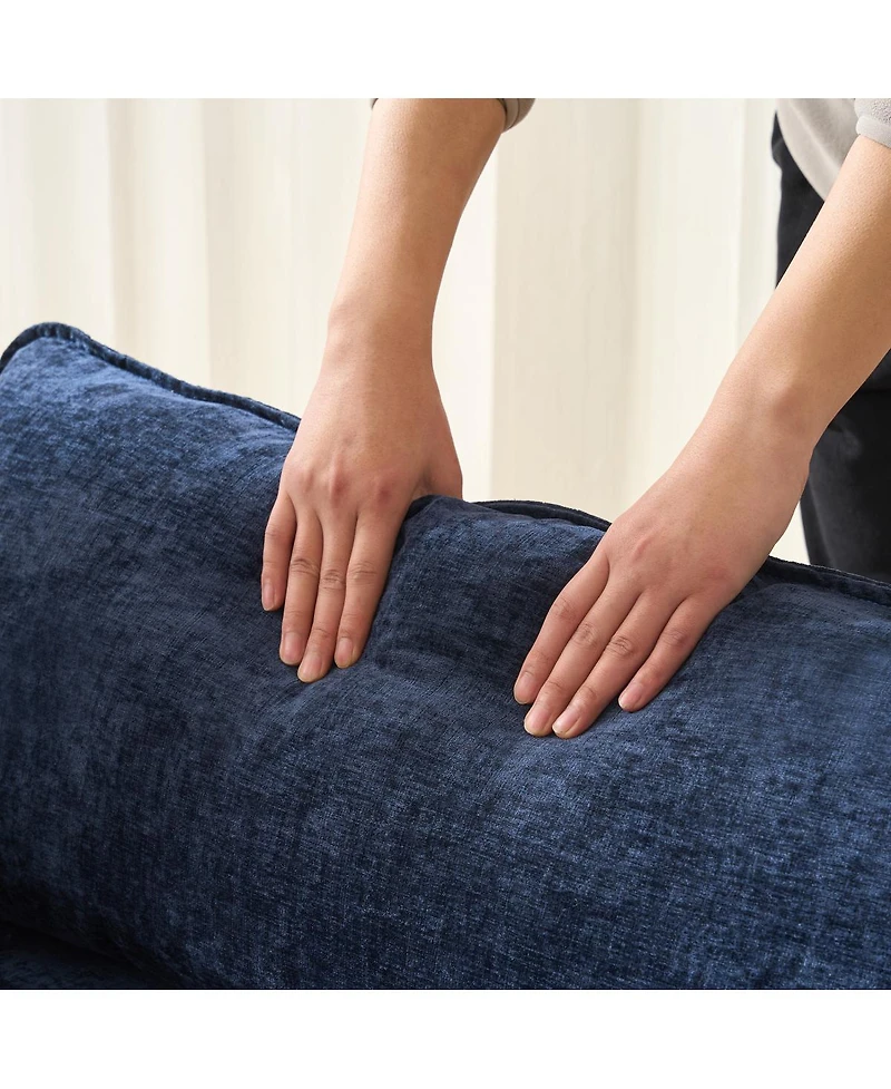 Streamdale Furniture Modern Accent Chair with Ottoman