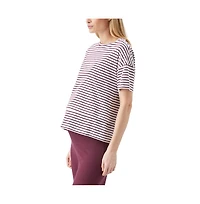 Ripe Maternity Claudette Nursing Tee / Maroon