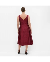 City Chic Women's Estella Floral Midi Dress