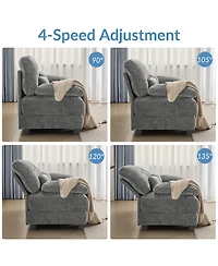 Streamdale Furniture 93-Inch Seating Sofa with 4-Position Adjustable Backrest