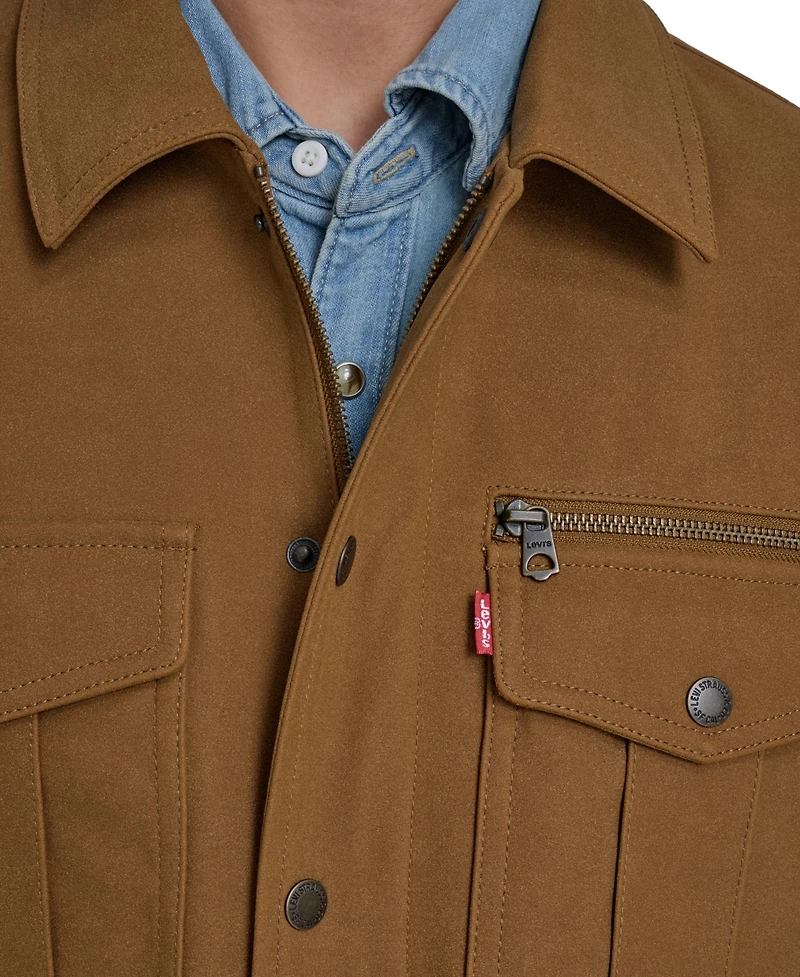 Levi's Men's Front Zipper Shirt Jacket