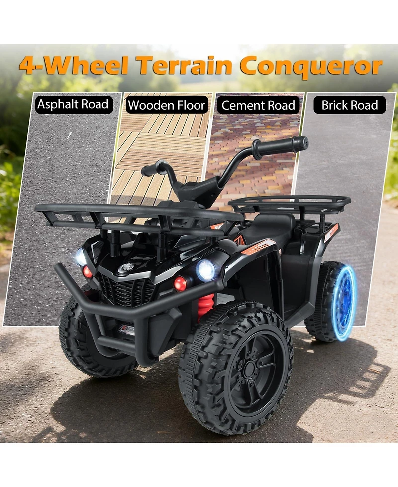 Mecale 24V Electric Ride On Quad with Led Headlights