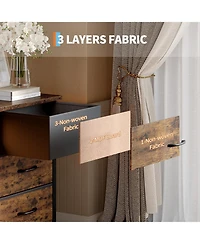 gaomon 63 Inch Tv Stand Dresser with 10 Drawers, Long Entertainment Center for TVs Up to 75 Inch